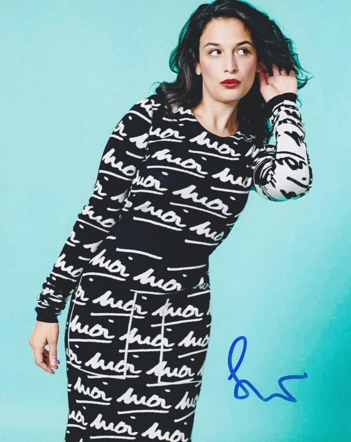 Signed Original Color Photo Poster painting of Jenny Slate of TV