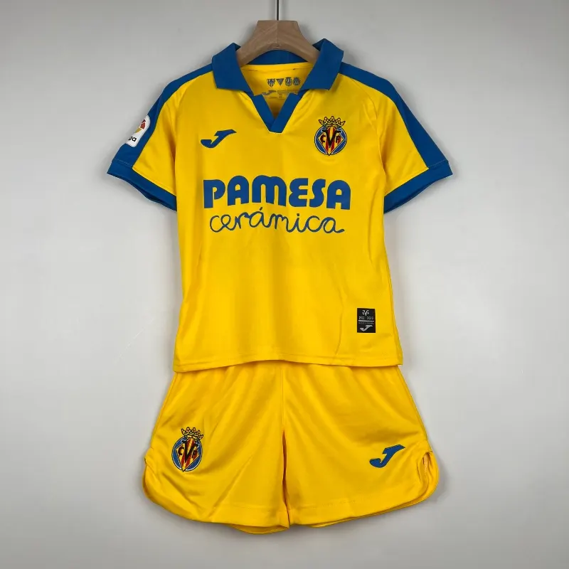 23-24 Kids Villarreal Commemorative Soccer Jersey