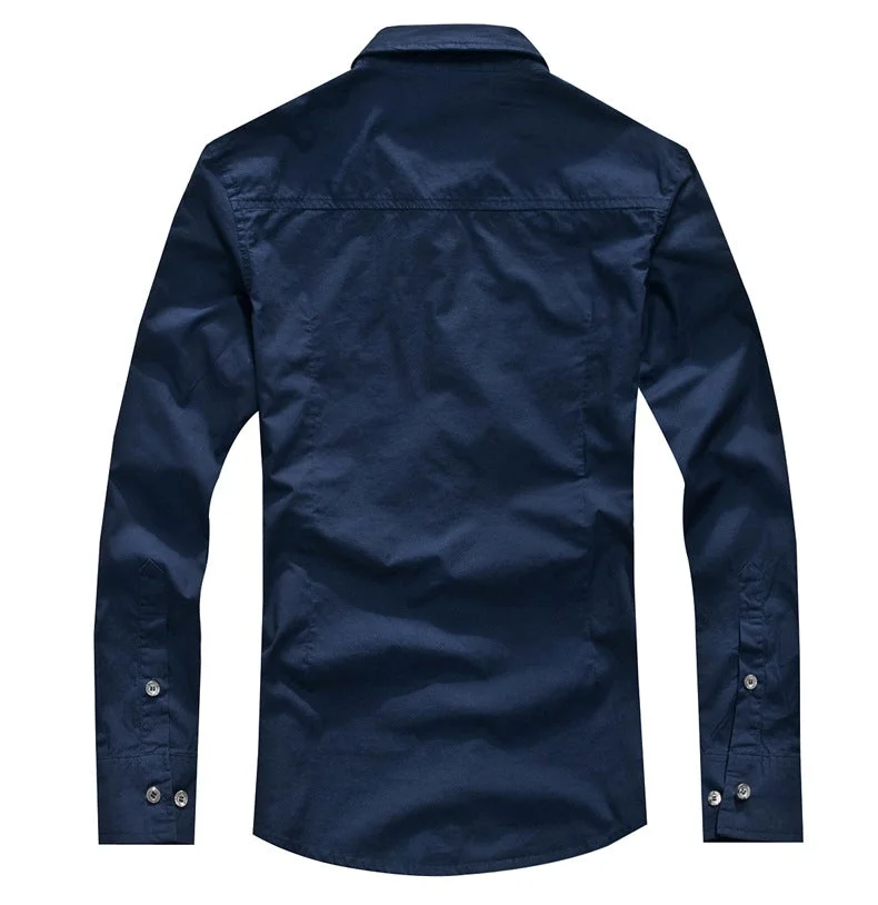 Air Force Badge Flying Long Sleeve Shirt For Men
