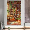 (45*75cm)Bookshelves - Full Square Drill Diamond Painting