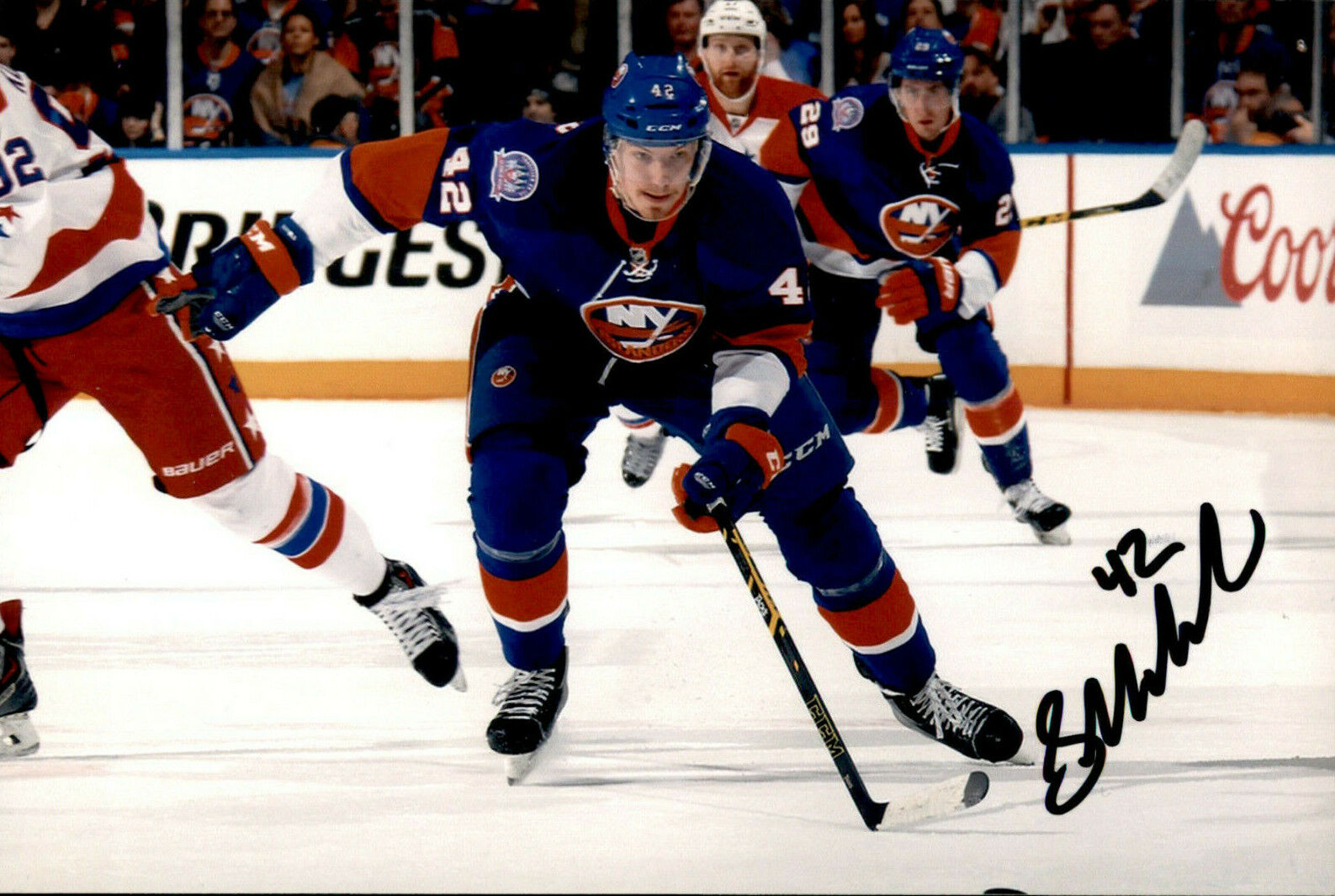 Scott Mayfield SIGNED autographed 4x6 Photo Poster painting NEW YORK ISLANDERS #2