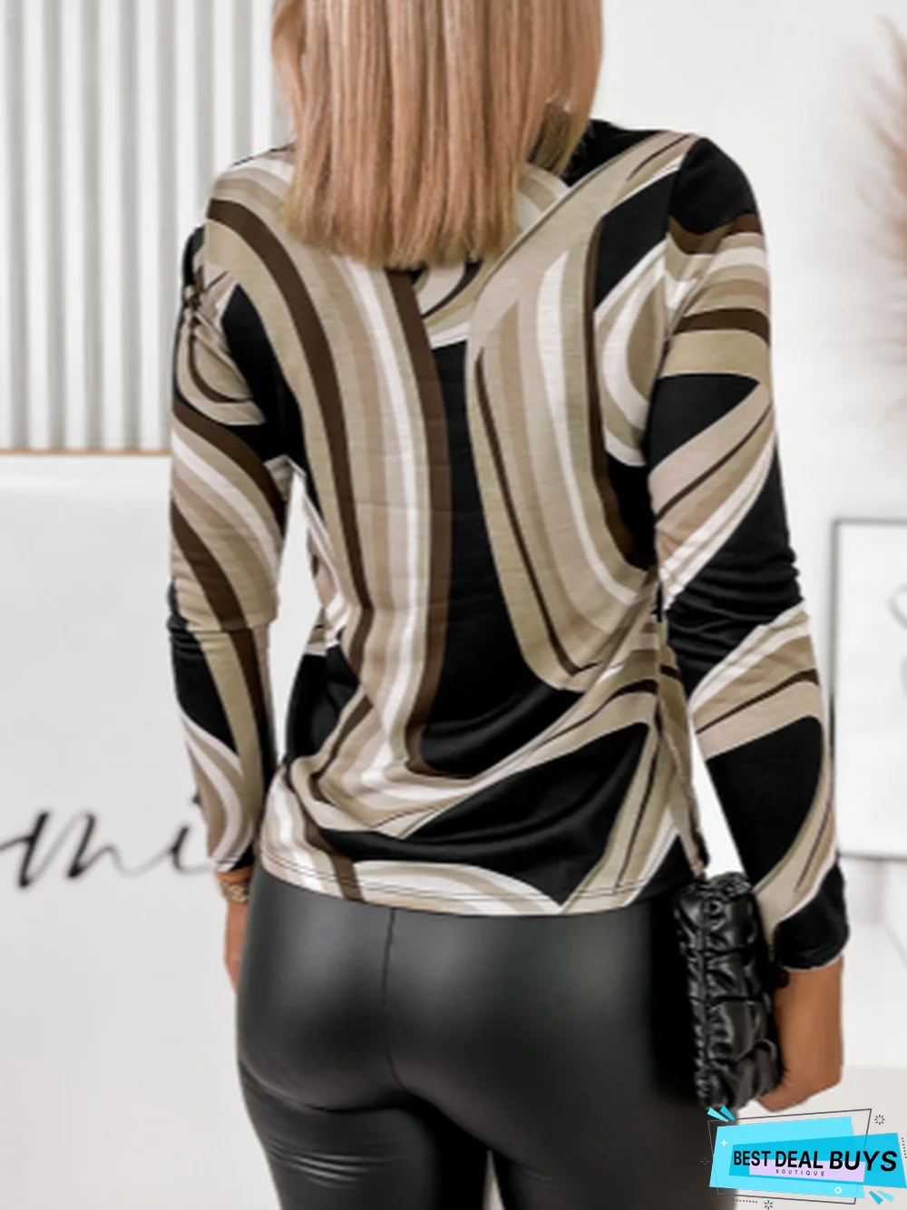 V Neck Regular Fit Casual T-Shirt