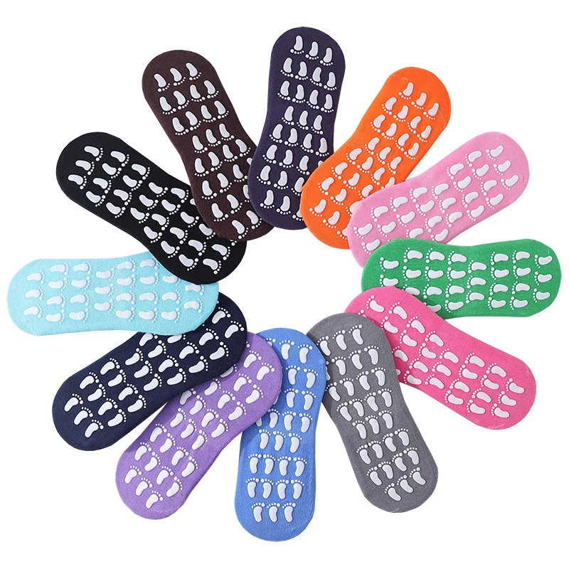 Letclo™ New Indoor kids And Adult Footprint Pattern Socks Slippers letclo Letclo
