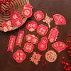18PCS CNY Blessing Plants Hanging Paper Decors