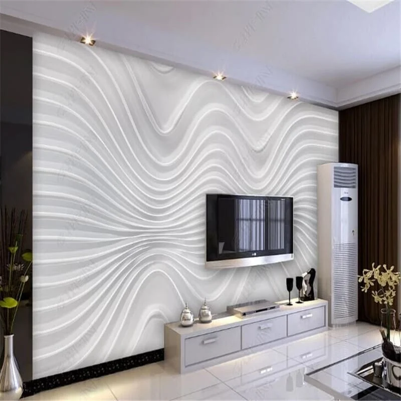 Athvotar Atmospheric Three-dimensional Bedroom Mural Simple Design TV ...