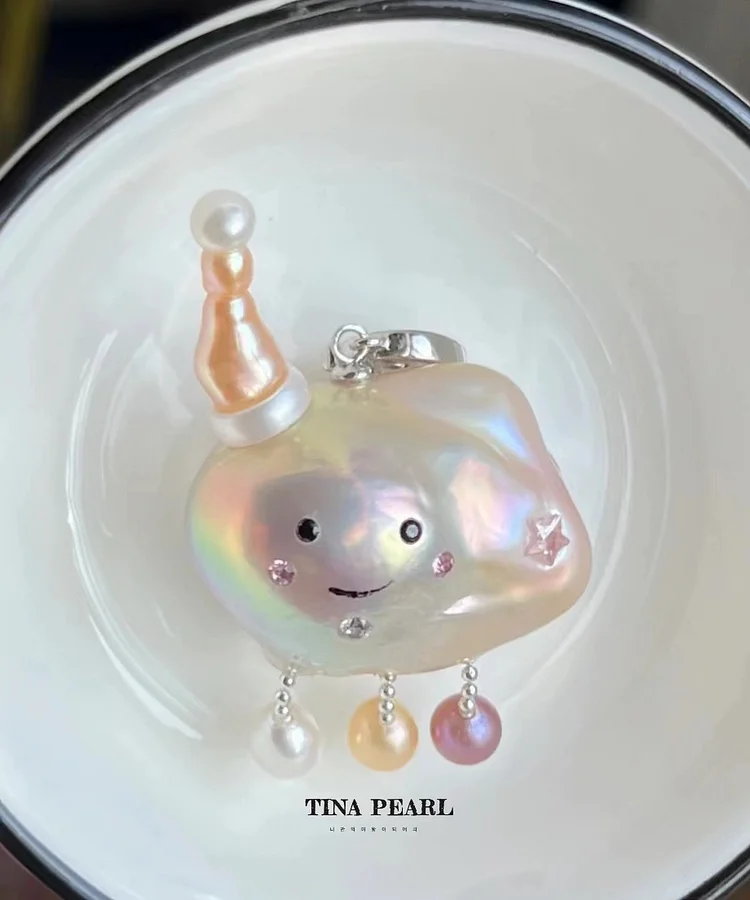 TINA PEARL Creative Pearl collection Cloud Pearl, S925 silver, unique design.