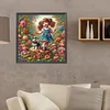 Diamond Painting-DIY Full Round Drill Girl(40x40cm)