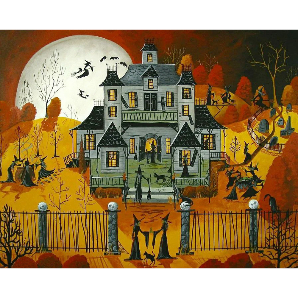 

Halloween - Round Drill Diamond Painting - 50*40CM, 501 Original
