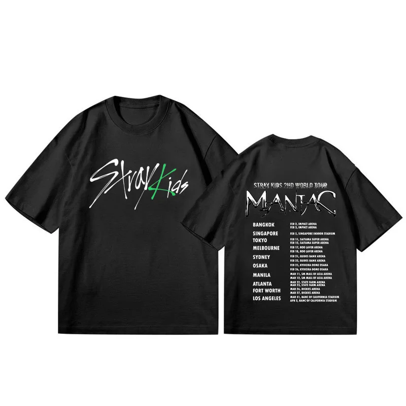 Stray Kids 2023 2nd World Tour MANIAC Encore T-shirt