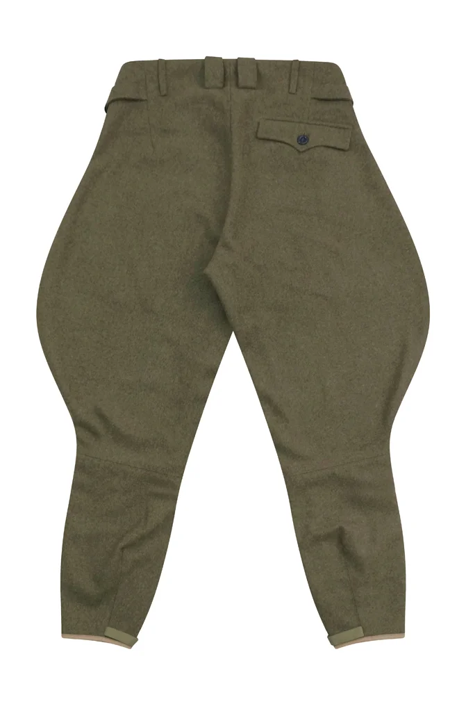   HJ German Brown Wool Breeches German-Uniform