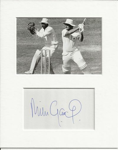 Mike Gatting cricket signed genuine authentic autograph signature and Photo Poster painting COA