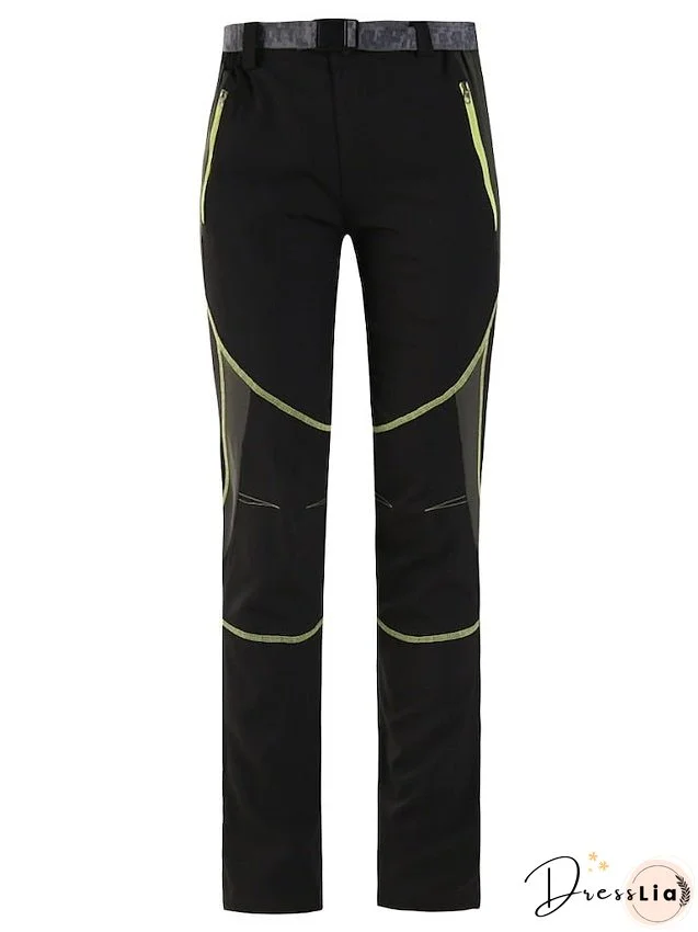 Women's Hiking Pants Trousers Patchwork Summer Outdoor Uv Resistant Breathable Quick Dry Lightweight Pants / Trousers