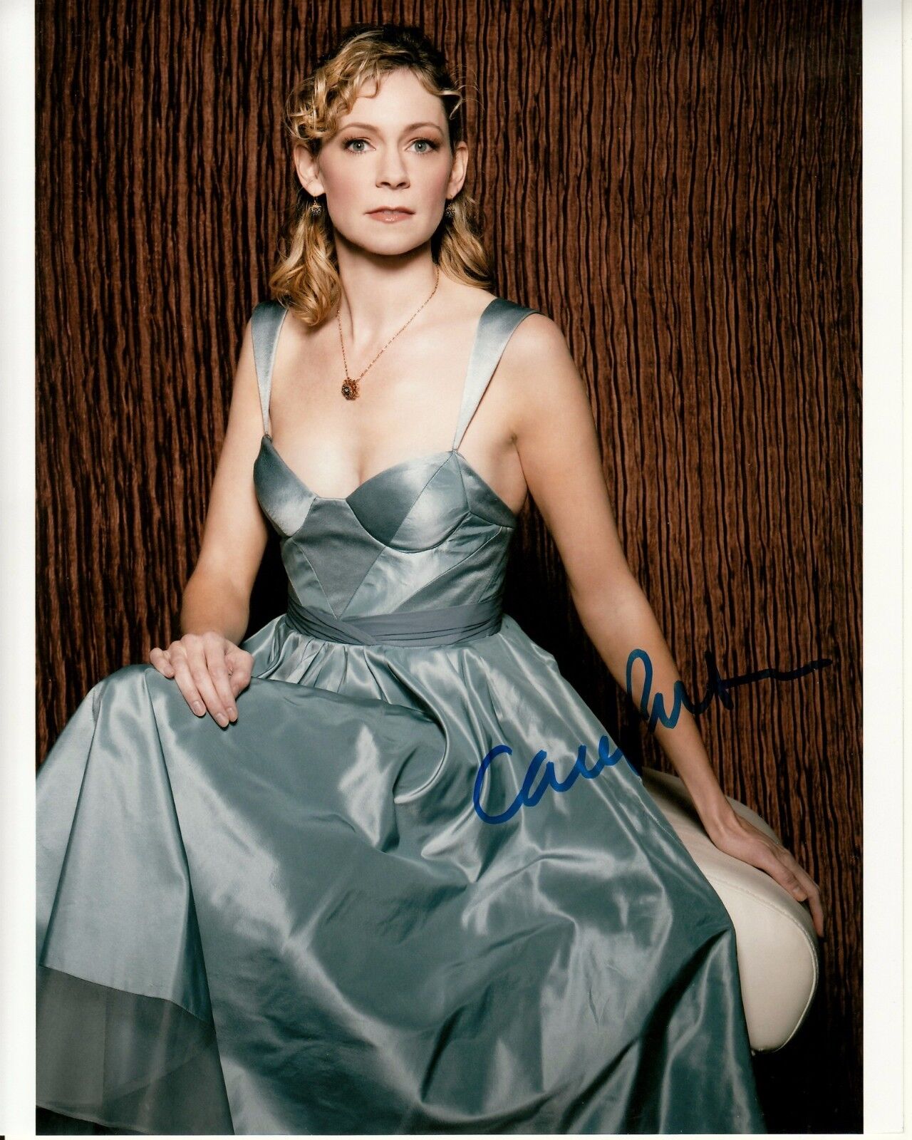 CARRIE PRESTON hand-signed BEAUTIFUL 8x10 COLOR CLOSEUP w/ uacc rd coa IN-PERSON