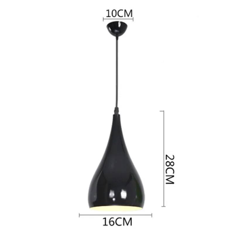 Modern Loft Colorful LED Pendant Lights Indoor Lighting Aluminum Pendant Lamp Living Room Restaurant Cafe Decor Light Fixtures