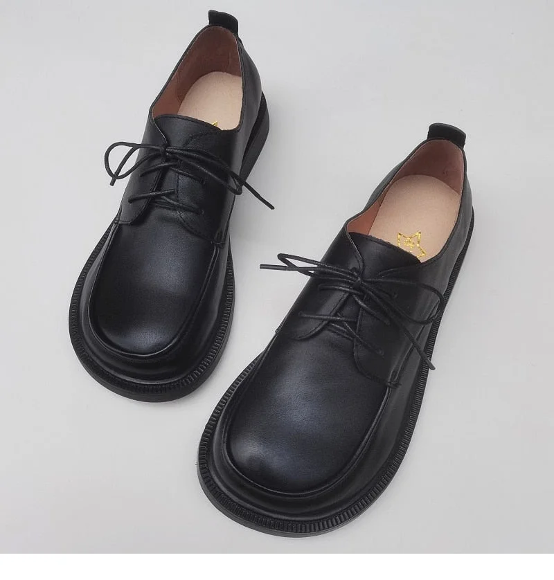 Men's Casual Shoes Lace up Man Work Shoes 100% Genuine Leather Mocassins For men Flat Male Oxford Shoes