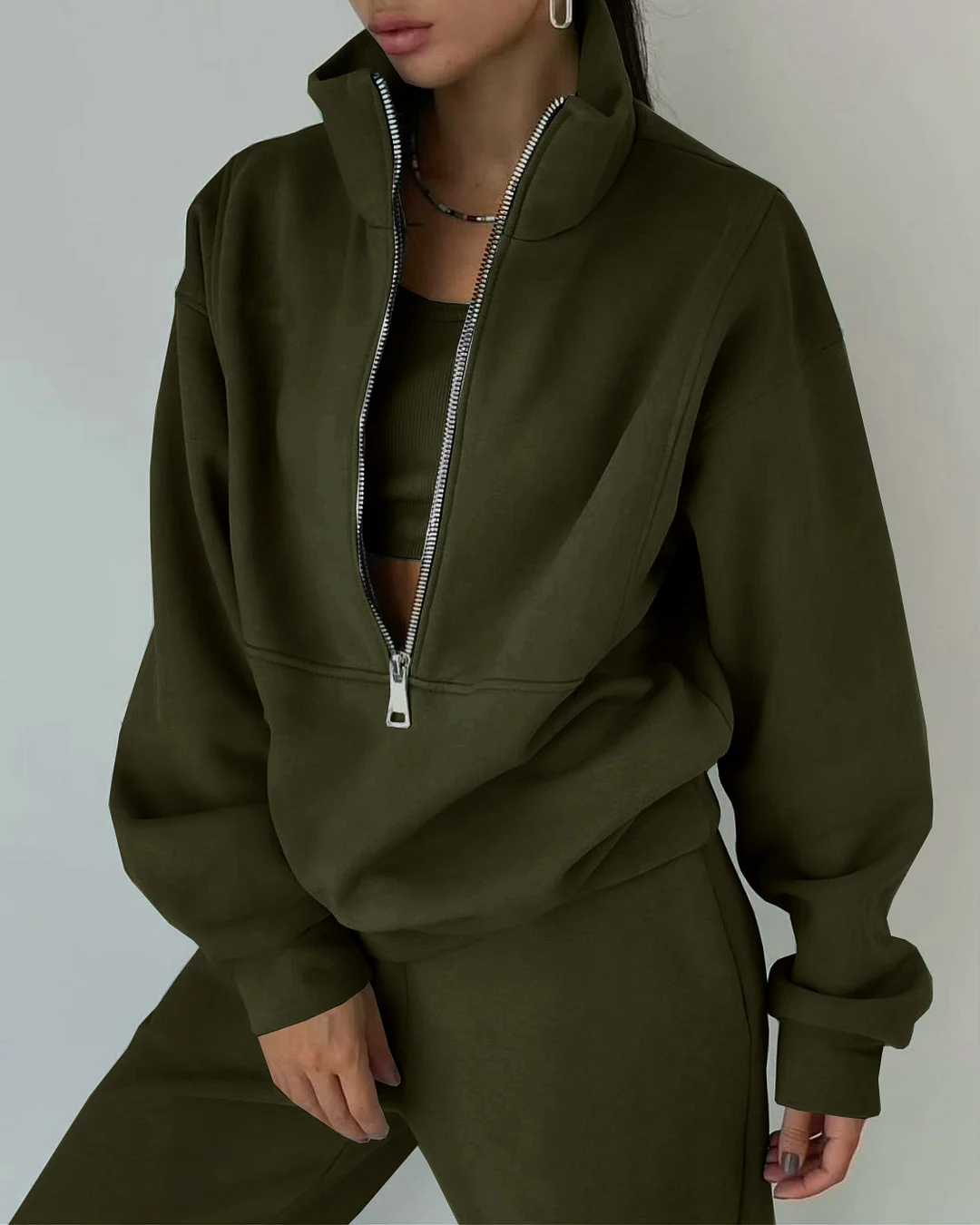 Nigikala Nigikala Ebay New Autumn Women's Clothing New Fashion Catch Velvet Sports Leisure Suit T5588