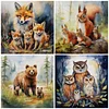(Multi-Style) Mother'S Day-Animal-11CT Stamped Cross Stitch 45*45cm/17.72*17.72in