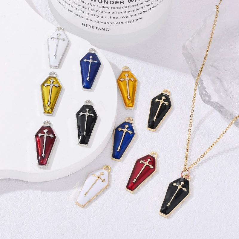 3 PCS/Package 11 * 25mm Hole Under 1mm Alloy Cross Pendant