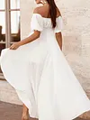Irregular Clipping Off-The-Shoulder Maxi Dress
