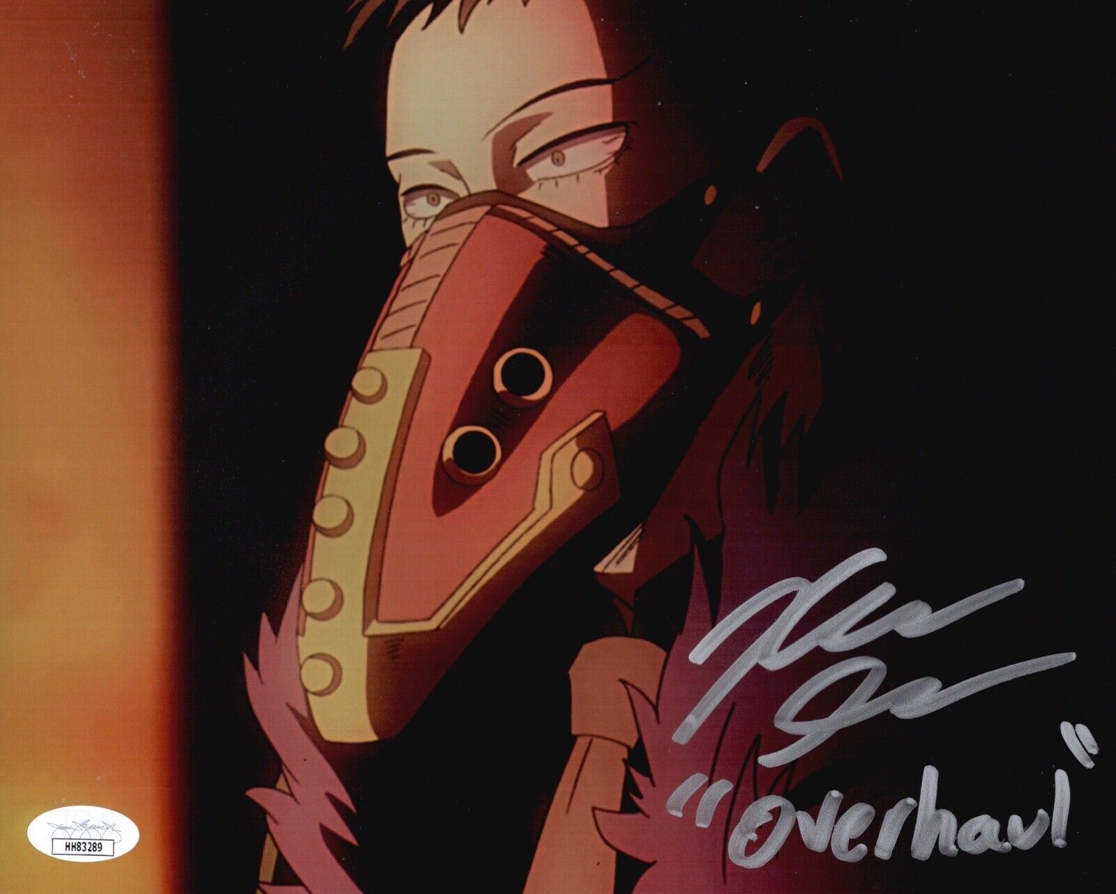 KELLEN GOFF Signed MY HERO ACADEMIA OVERHAUL 8x10 Photo Poster painting Autograph JSA COA Cert