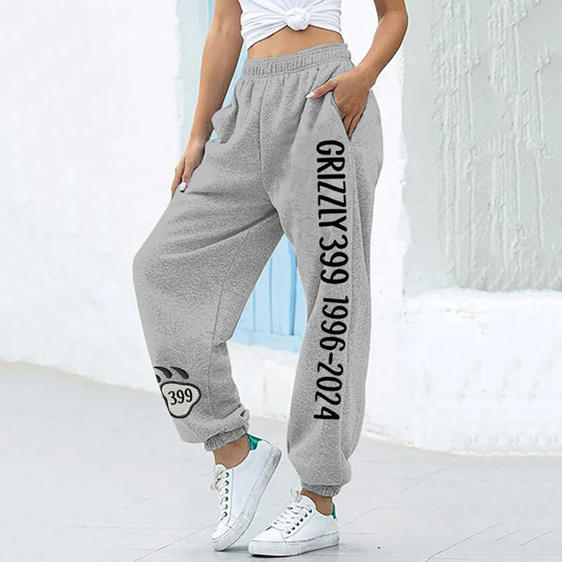 Women's Grizzly 399 1996-2024 Print Casual Pants