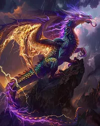 Storm Wyvern - Diamond Painting