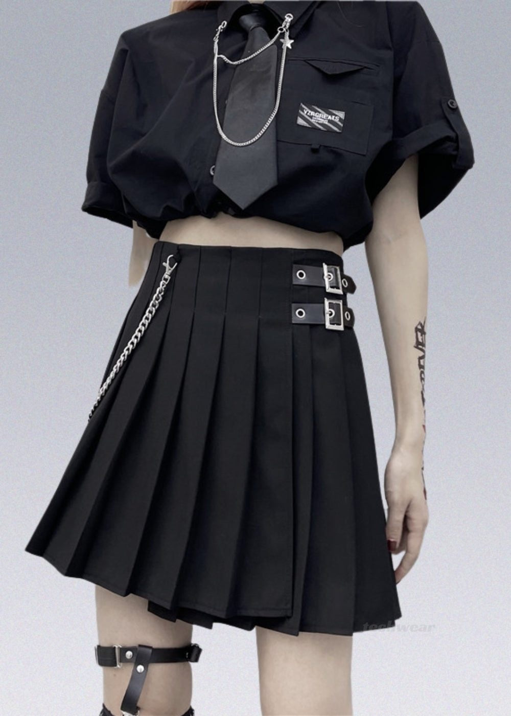 Irregular Punk Skirt Techwear - X techwear-x