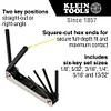 Klein Tools 70580 Folding Hex Key Set, 6-Key, Metric Sizes