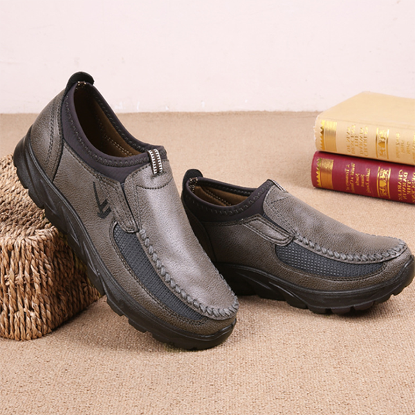 Outdoor Leather Casual Non-slip Wear-Resistant Men's Shoes