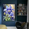 Iris-11CT Stamped Cross Stitch 40*60cm/15.75*23.62in  tapestrymarket