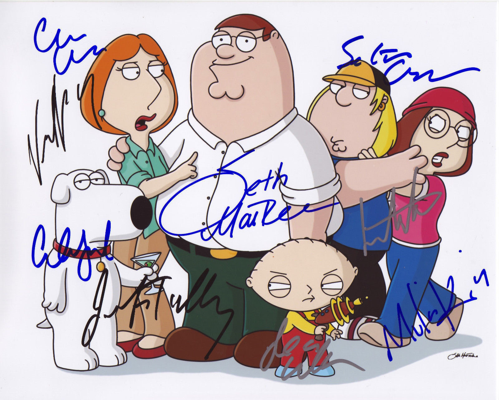 FAMILY GUY CAST AUTOGRAPH SIGNED PP Photo Poster painting POSTER