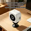 HD Wifi Surveillance Camera with Motion Detection Mini Nanny Cam Wide Angle Small Indoor Camera for Baby Room Home Office Warehouse