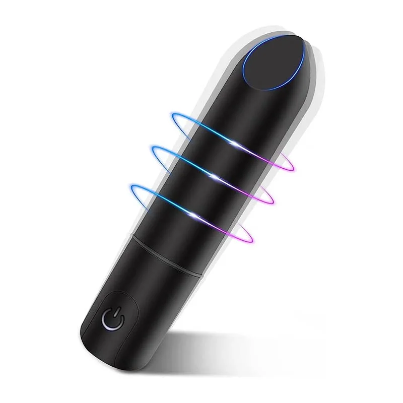 Bullet vibrator for precise clitoral stimulation with 10 vibration patterns
