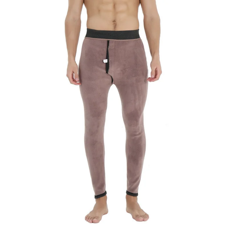 Thickened Men's Winter Thermal Underwear Pants