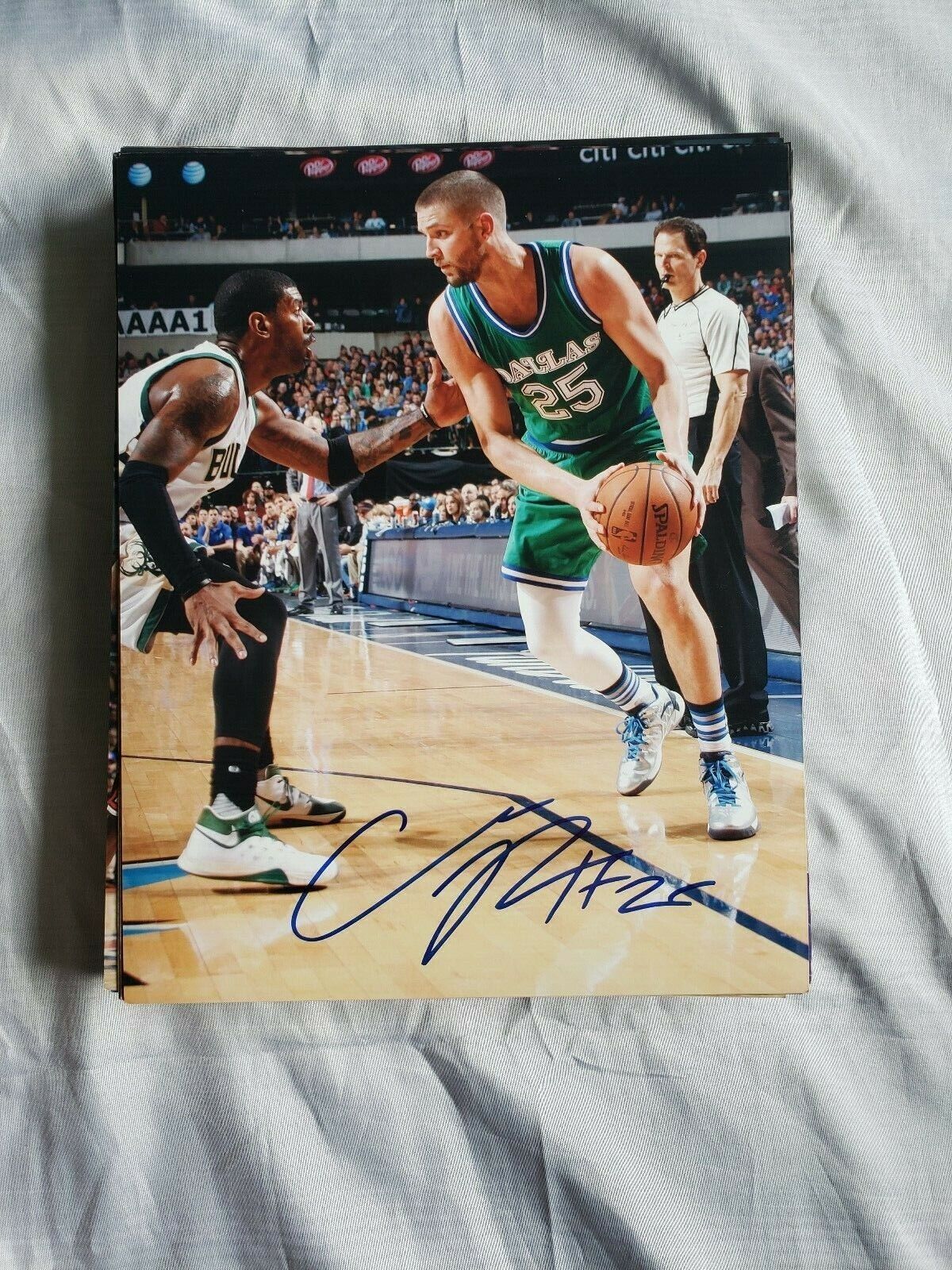 CHANDLER PARSONS DALLAS MAVERICKS SIGNED AUTOGRAPHED 8x10 Photo Poster painting COA GATORS