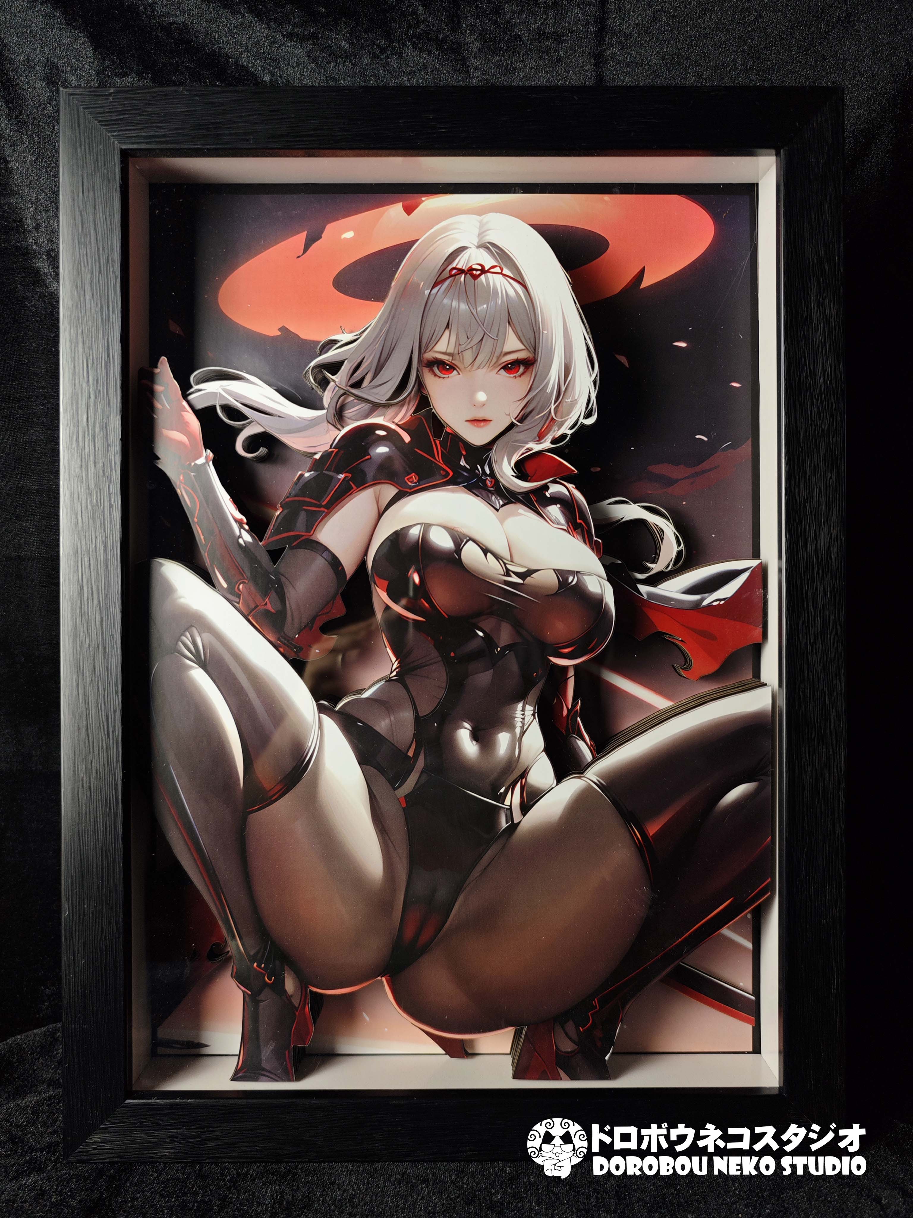 Dorobou Neko Studio  - Goddess of Victory: Nikke - DSMG-103 Scarlet: Black Shadow 3D Decorative Painting Scene (Adult 18+)-