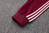 Joyfball 2025/2026 Kids Size Bayern Munich Long Zipped Jacket Maroon Retro version Football Jersey 1:1 Thai Quality 