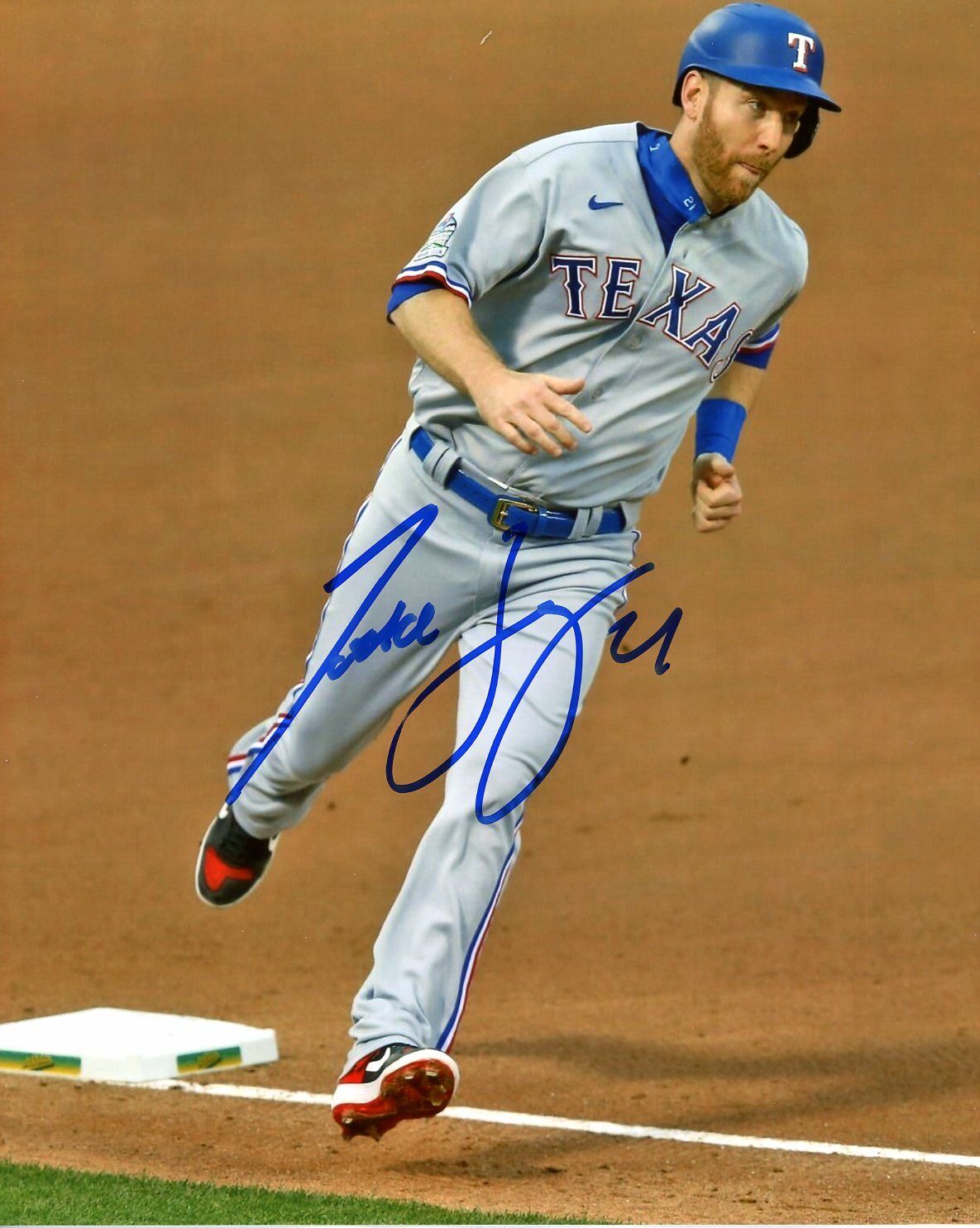 Todd Frazier Autographed 8x10 Texas Rangers#10