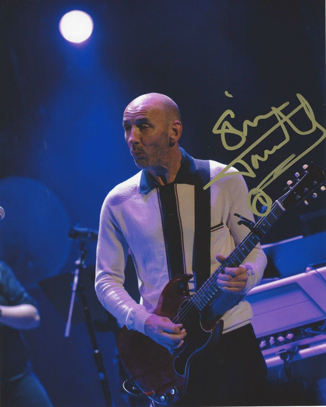 SIMON TOWNSHEND SIGNED 8x10 GUITAR Photo Poster painting B w/COA THE WHO BAND MEMBER