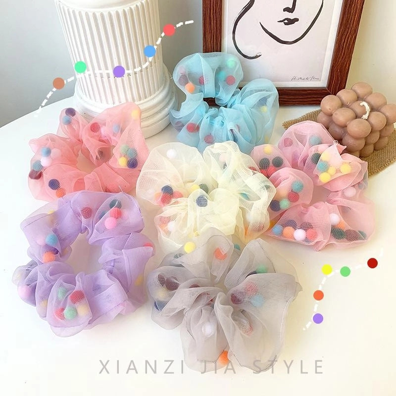 New Fashion Candy Color Elegant Wild Cheap Scrunchies