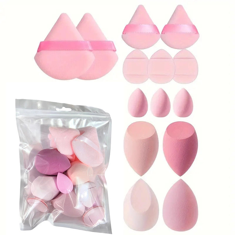 Minimalist Solid Color Hydrophilic Non-Latex Makeup Sponge 200/1000
