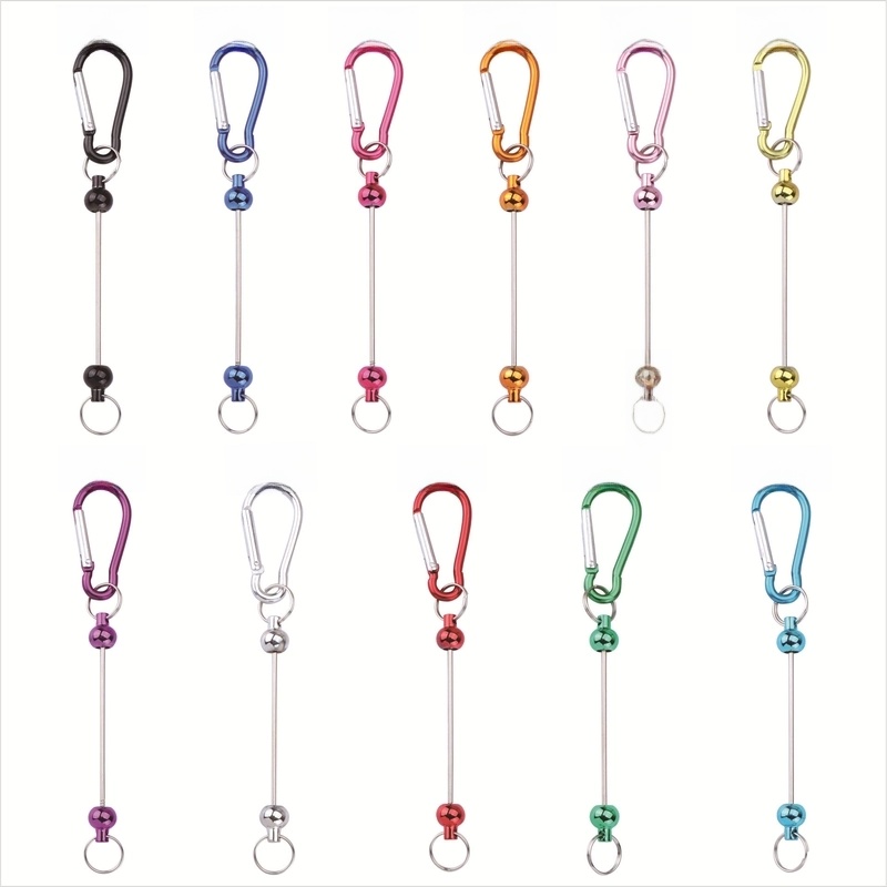 Minimalist Solid Color Aluminum Unisex Carabiner