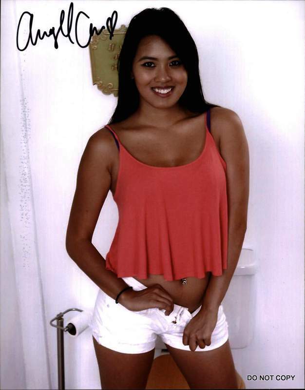 Angela Chung autographed Model RP 8X10 Photo Poster painting RP5558