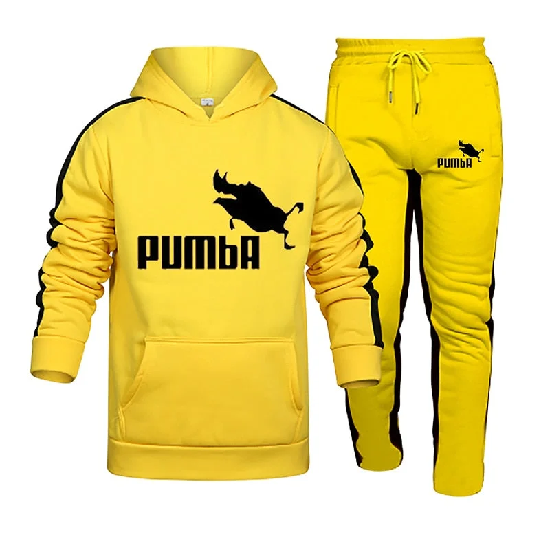 New Fashion Clothing Men Sets Two Pieces Casual Sweatshirts Cotton Men Tracksuit Hoodies+ Pants Sport Shirts Autumn Set Unisex
