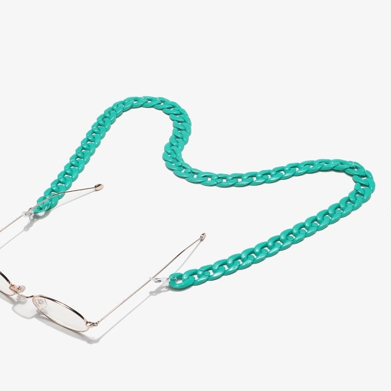 Accessories Acrylic Malachite Green Glasses Chain