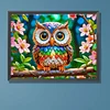 Diamond Painting-DIY Crystal Rhinestone Owl