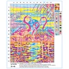 Cross Stitch Kits 11CT Stamped DIY Flamingo Full Embroider Needlework(Brand)