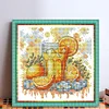 Vitamin C Drink-14CT Stamped Cross Stitch 17*17cm/6.69*6.69in tapestrymarket
