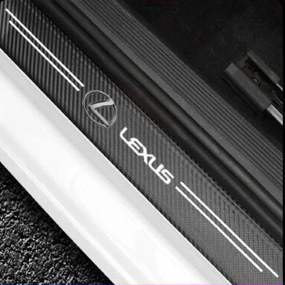 Carbon Fiber Car Threshold Sticker (4PCS)