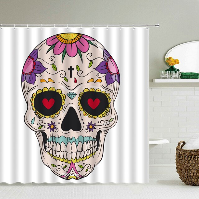 

Shower Curtain – Sugar Skull-180*180cm, 501 Original